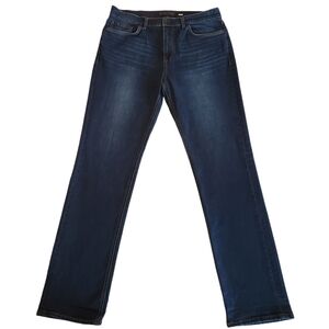 Gramicci Men's Jeans Denim Blue Straight Vintage Wash Stretch Performance 34x33